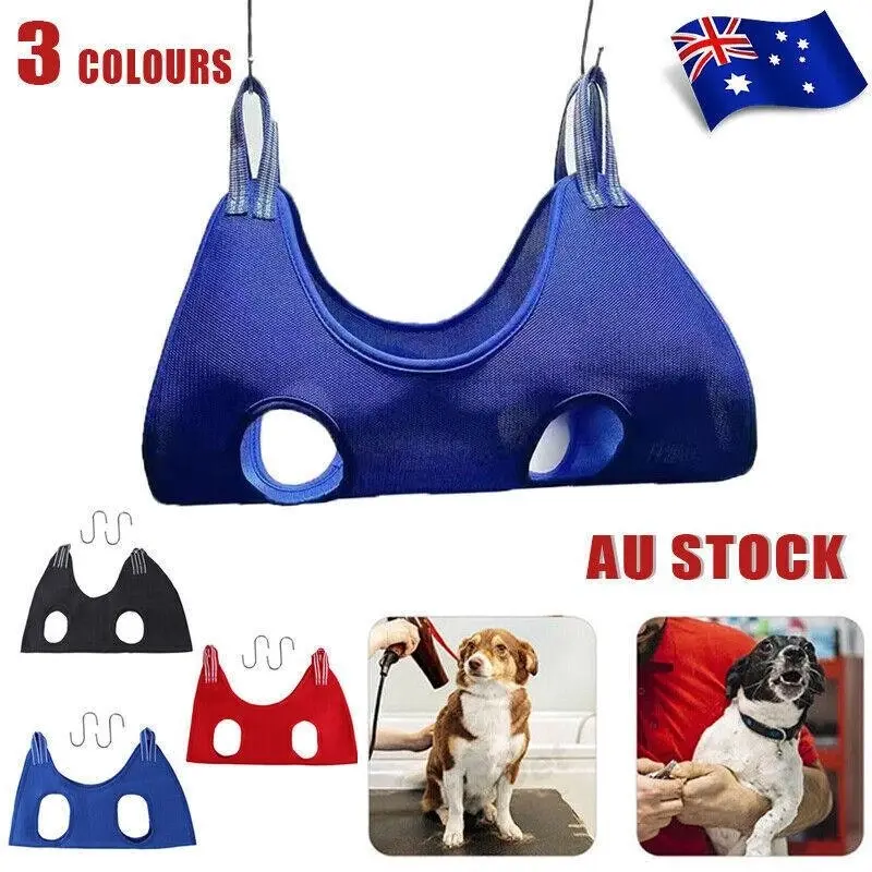 L Size Hammock Helper Pet Dog Cat Grooming Restraint Bags For Bathing Trimming Nail