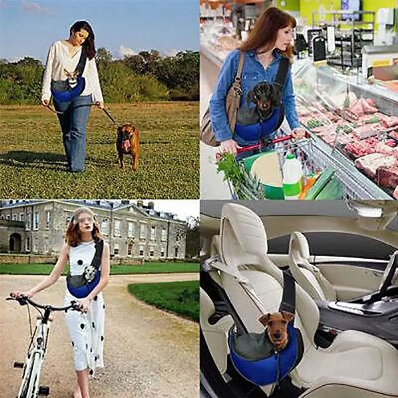 L Size Pet Shoulder Carrier Bag Puppy Cat Dog Travel Sling Backpack Portable