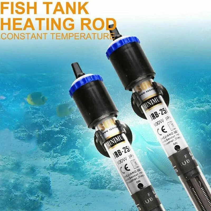 100W-500W Submersible Aquarium Heater with Auto Water Thermostat