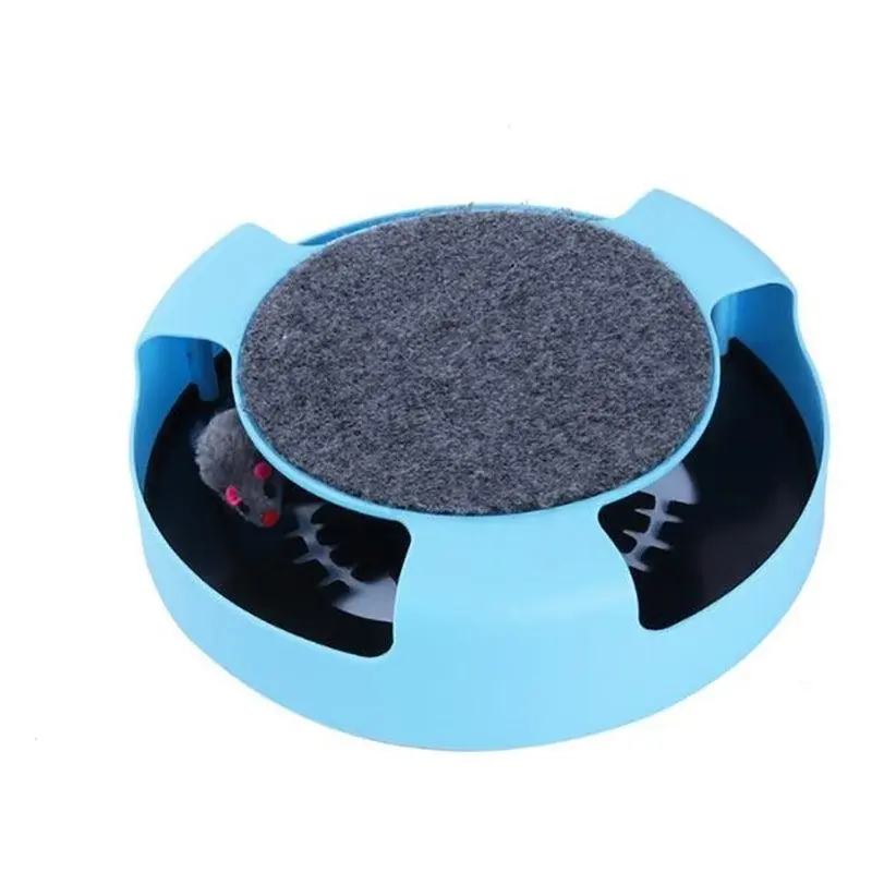 Motion Kitten Cat Toy Catch The Mouse Chase Interactive Cat Training Scratchpad