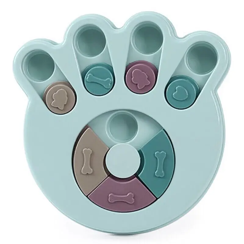 Dog Treat Dispenser Food Puzzle Toy Interactive Training Feeder Pet Supply Bowl