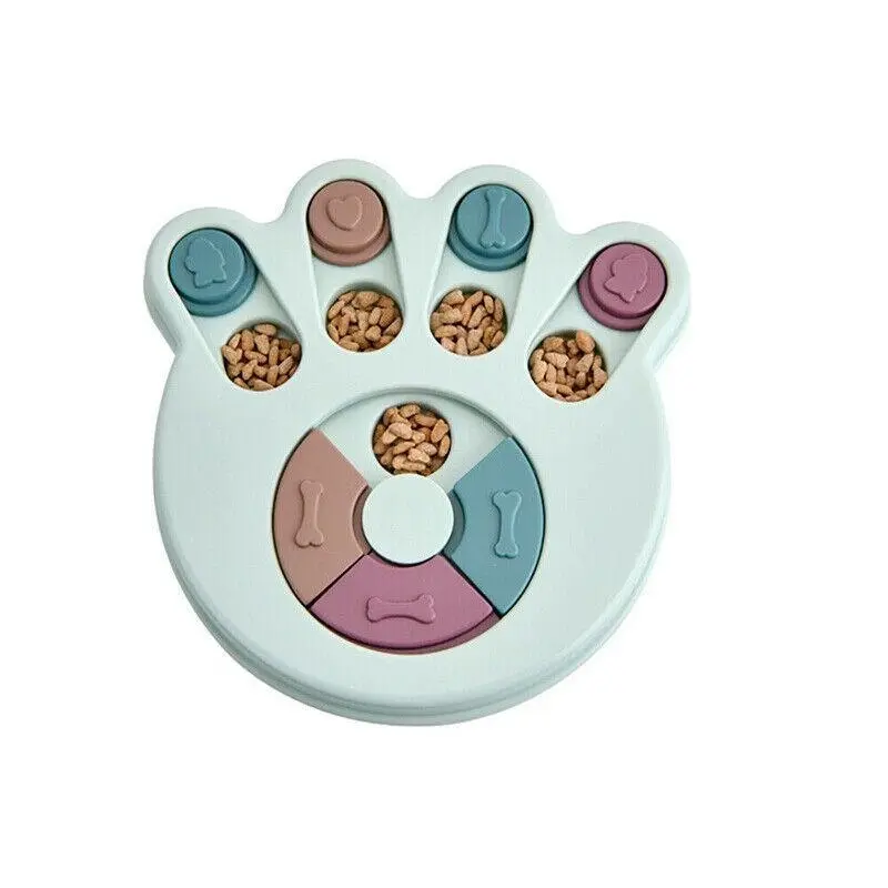 Dog Treat Dispenser Food Puzzle Toy Interactive Training Feeder Pet Supply Bowl