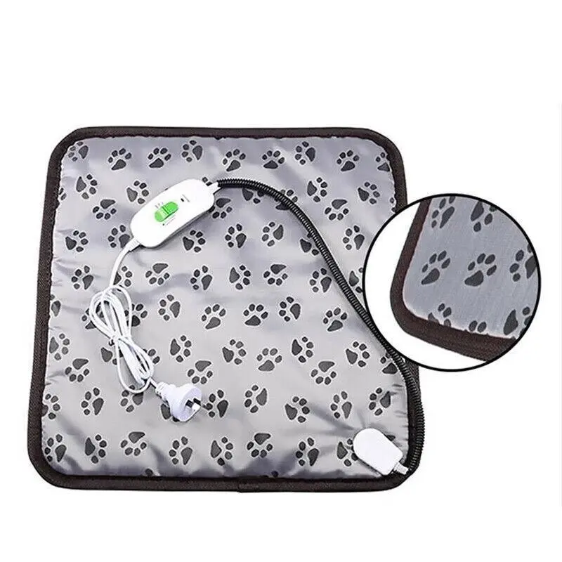 Waterproof Pet Electric Heat Heated Heater Pad Mat Heating Blanket Dog Cat Au