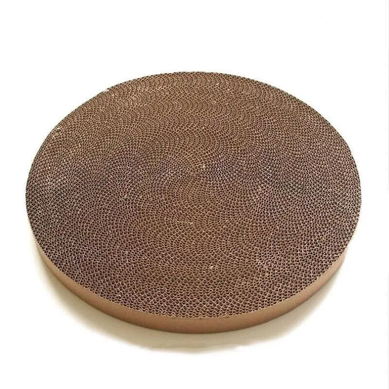 2In1 Cat Scratching Board Round Cat Scratcher Pad Lounge Bed Bowl Pet Sofa House