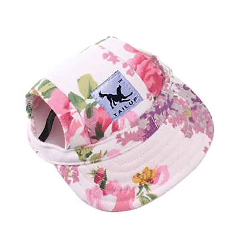 Dog Baseball Cap Outdoor Pet Sun Hat Summer Canvas Visor Puppy S Size