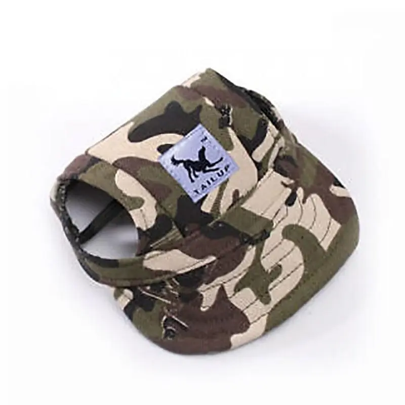 Dog Baseball Cap Outdoor Pet Sun Hat Summer Canvas Visor Puppy S Size