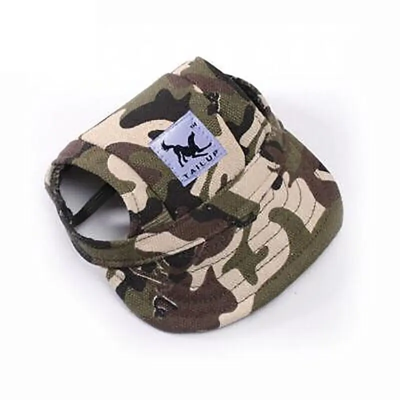 Dog Baseball Cap Outdoor Pet Sun Hat Summer Canvas Visor Puppy S Size