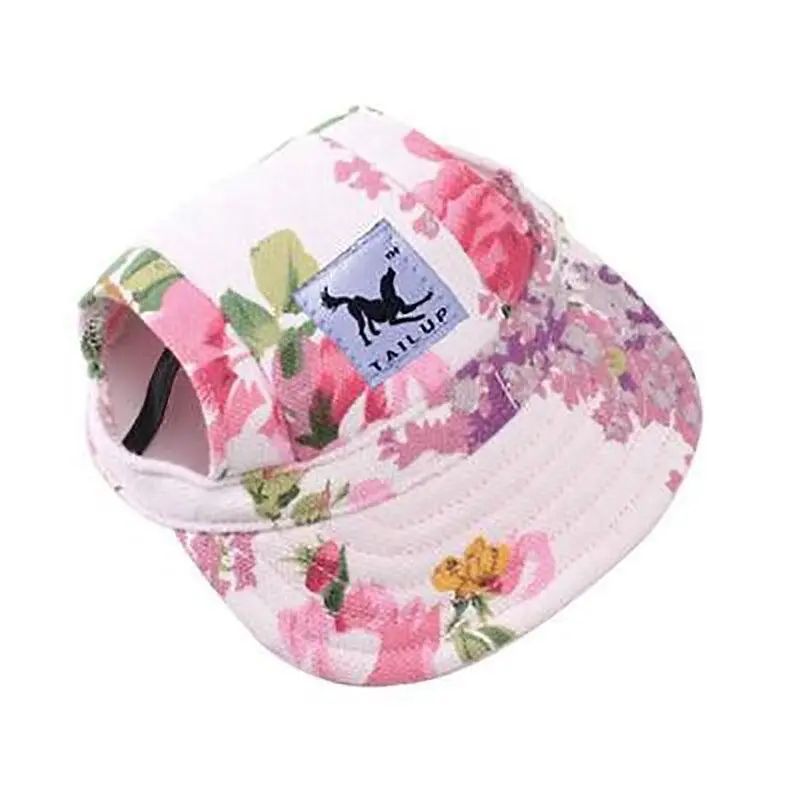 Dog Baseball Cap Outdoor Pet Sun Hat Summer Canvas Visor Puppy S Size