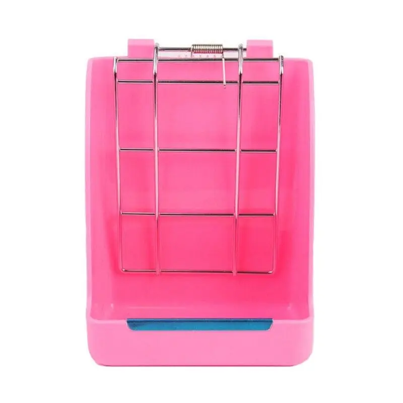 Pet Rabbit Hay Feeder Small Animal Hamster Pig Less Wast Hay Rack Corner Plastic