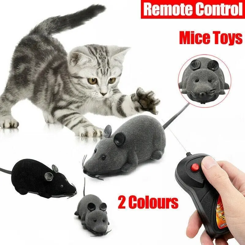 Pet Cat Puppy Toy Wireless Remote Control Electronic Rat Mouse Mice Toys Stock