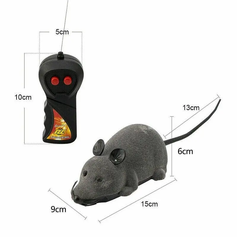 Pet Cat Puppy Toy Wireless Remote Control Electronic Rat Mouse Mice Toys Stock