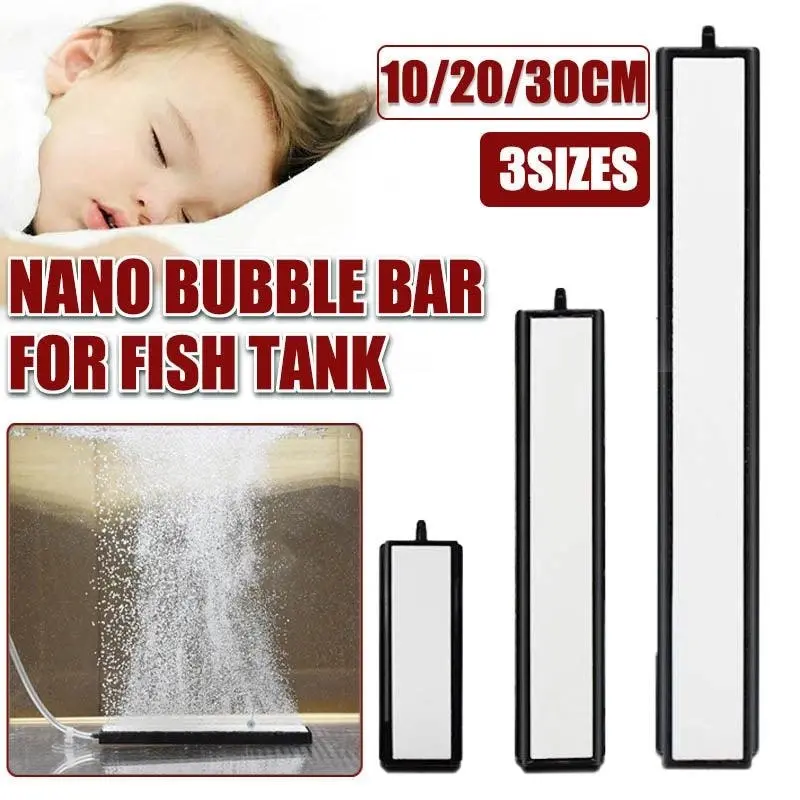 Aquarium Air Stones  White Nano Bubble Bar For Fish Tank, Pond, & Dwc Hydroponic