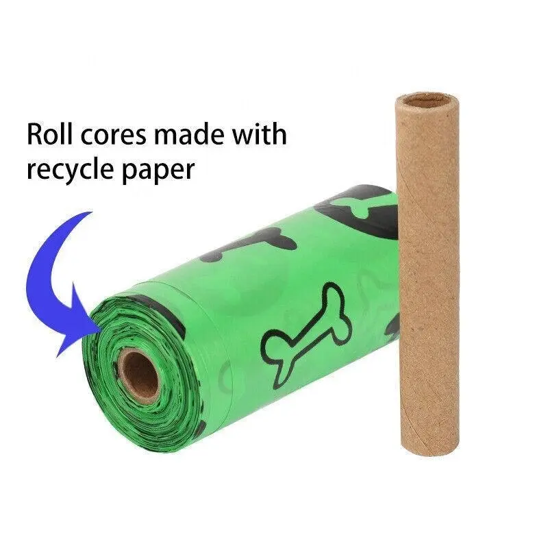 Biodegradable & Compostable Dog Poo Bags Pet Poop Bag Garbage Disposable Clean