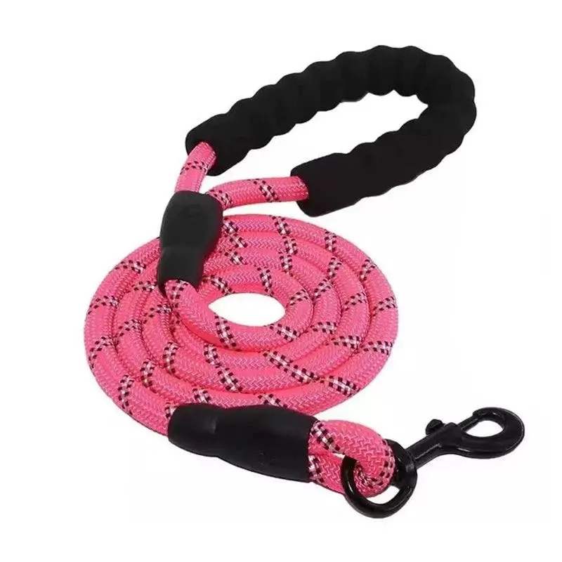 Nylon Training Dog Leash Heavy Duty Pet Products Strong Rope Recall Lead Leashes