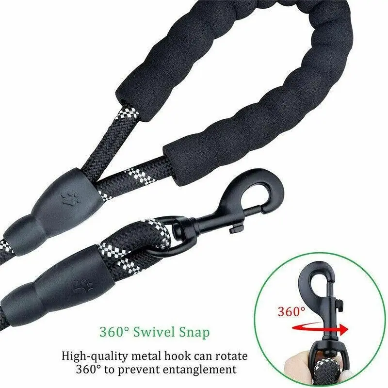 Nylon Training Dog Leash Heavy Duty Pet Products Strong Rope Recall Lead Leashes