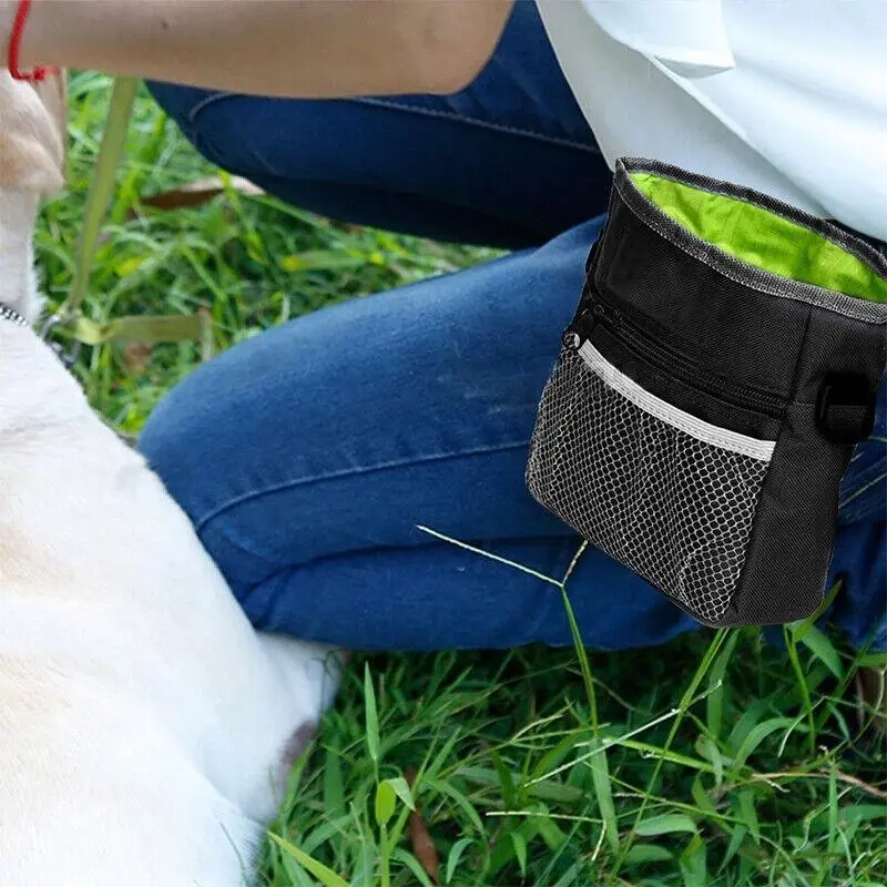 Dog Training Treat Pouch Pet Snack Bag Large Capacity Puppy Waist Bags Agility