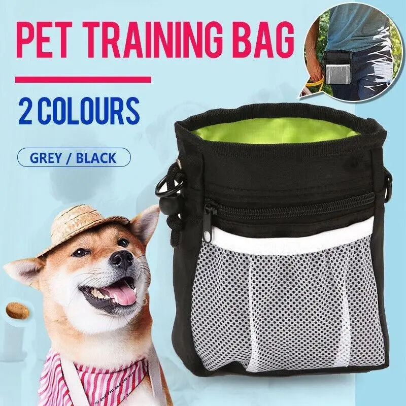 Dog Training Treat Pouch Pet Snack Bag Large Capacity Puppy Waist Bags Agility