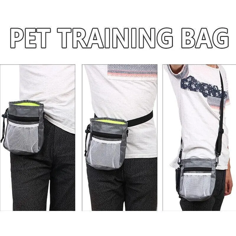 Dog Training Treat Pouch Pet Snack Bag Large Capacity Puppy Waist Bags Agility