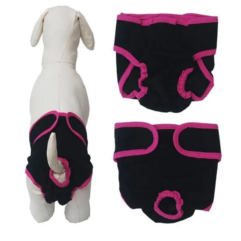 Xs-Xl Dog Pet Female Nappy Diapers Shorts Season Sanitary Pants Undiesunderpants