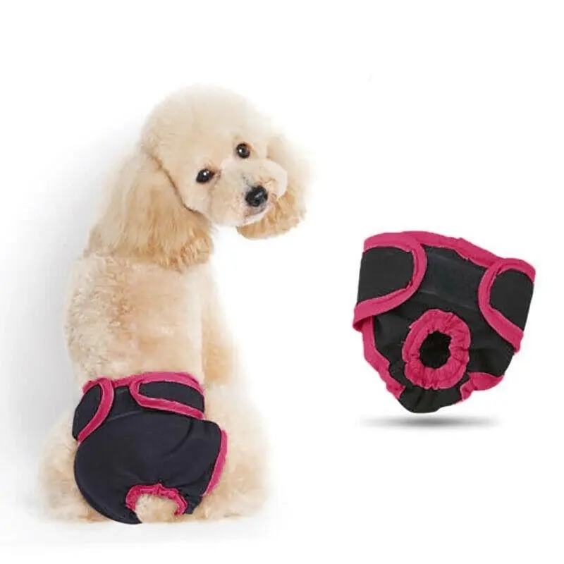 Xs-Xl Dog Pet Female Nappy Diapers Shorts Season Sanitary Pants Undiesunderpants