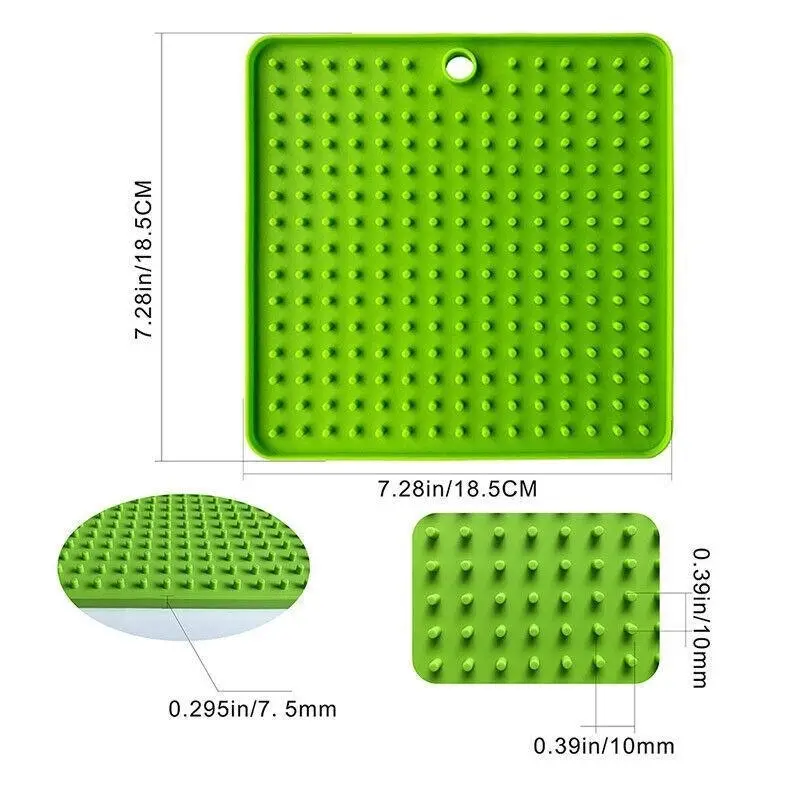 Dog Pet Lick Mat Pad Anti-Anxiety Toy Boredom Buster Treat Slow Feeder Au  Stock