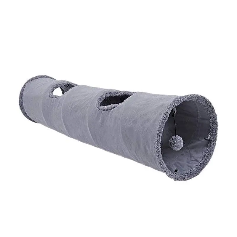 Pawz Road Cat Tunnel Pet Toys Play Hide Tube With Ball For Large Cat Dogs Rabbit