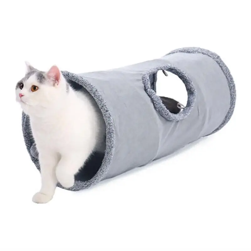 Pawz Road Cat Tunnel Pet Toys Play Hide Tube With Ball For Large Cat Dogs Rabbit