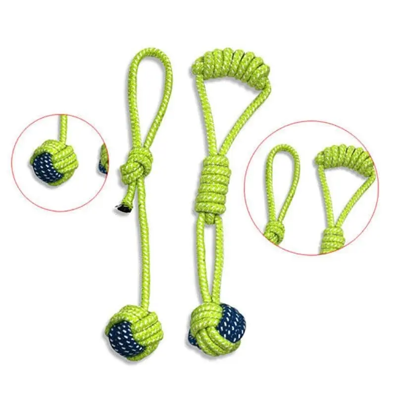 7Pcs Dog Rope Chew Toys Kit Tough Strong Knot Ball Pet Puppy Cotton Teething Toy