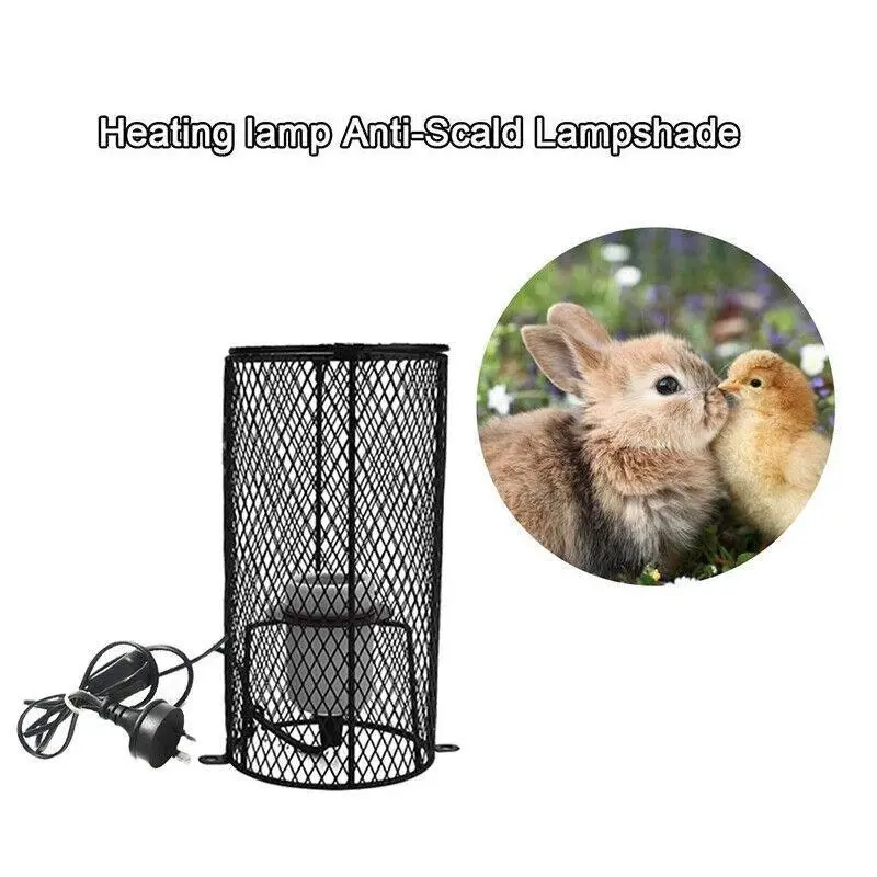 200W E27 Reptile Ceramic Heat Lamp Holder Light Bulb Switch Cage Pet Brooder