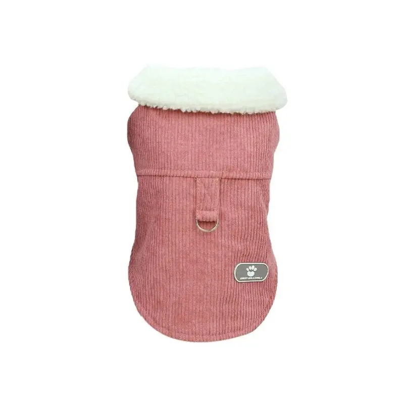 Pet Dog Clothes Jackets Warm Jumper Windproof Puppy Winter Coat Clothes Clothing Watermelon Red