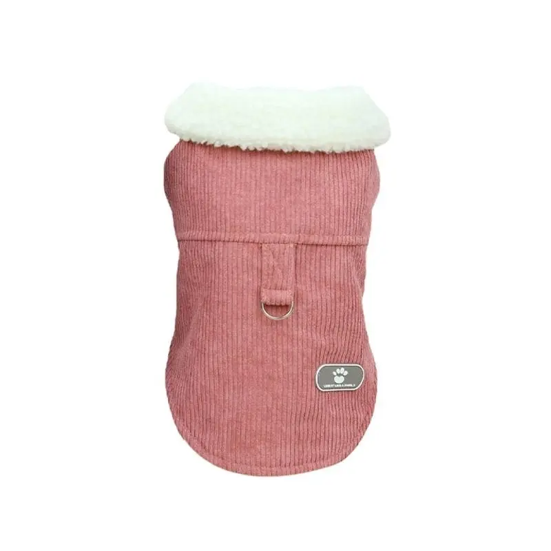 Pet Dog Clothes Jackets Warm Jumper Windproof Puppy Winter Coat Clothes Clothing Watermelon Red