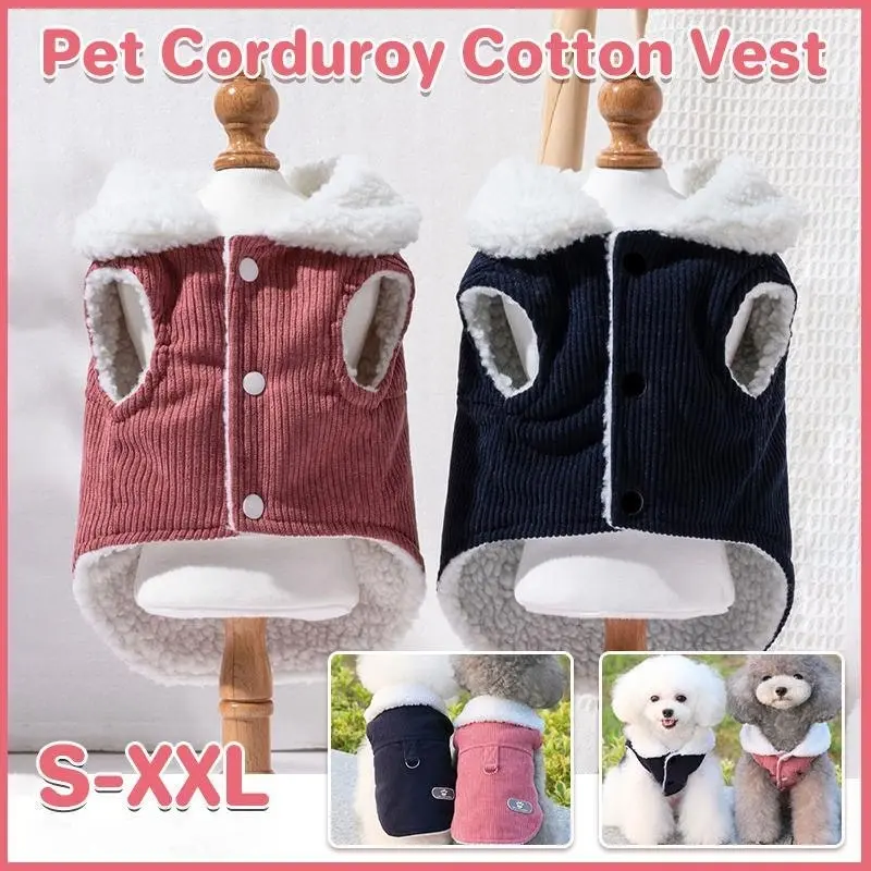 Pet Dog Clothes Jackets Warm Jumper Windproof Puppy Winter Coat Clothes Clothing Watermelon Red