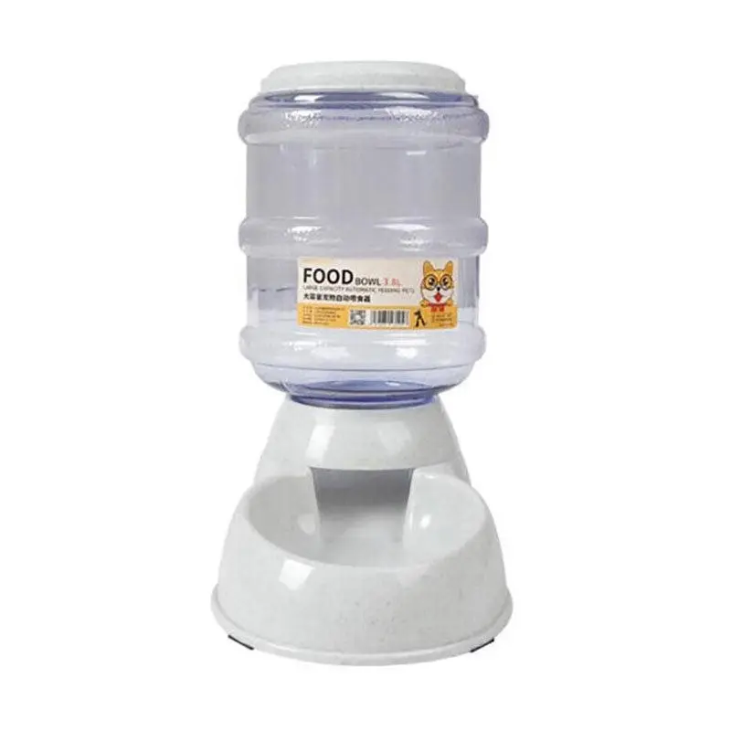 Automatic 3.8L Food Feeder Pet Dog Cat Puppy Dispenser Feeder Bowl Bottle