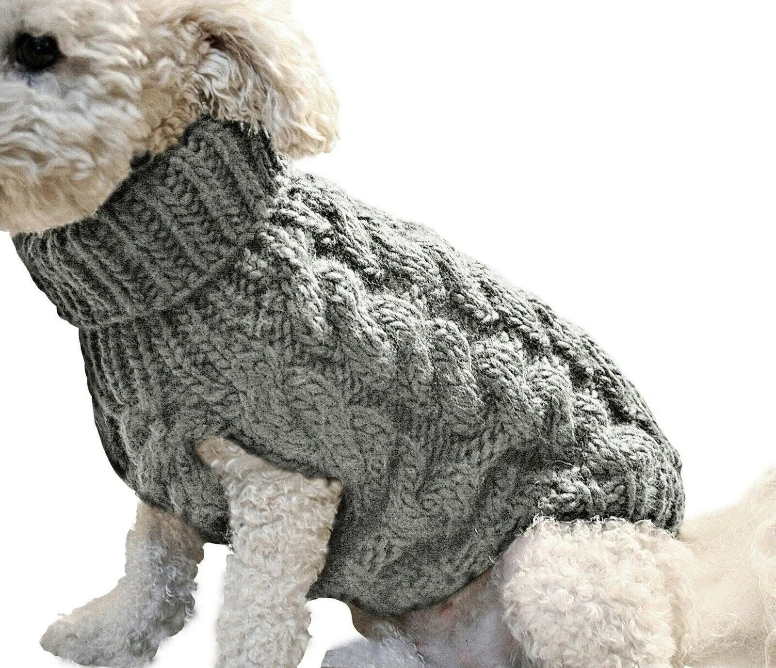 Puppy Dog Jumper Winter Warm Knitted Sweater Pet Clothes Small Dogs Coat Thermal M Size