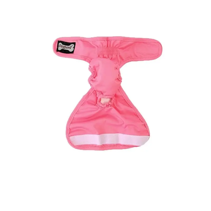 Female Dog Puppy Nappy Diapers Wrap Band Sanitary Pants Underpants XS-XL OZ Pink