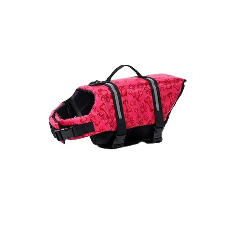 Dog Life Jacket Pet Safety Vest Swimming Boating Float Aid Buoyancy Lifesaver Red