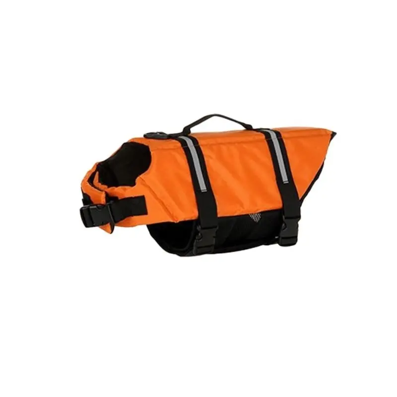 Dog Life Jacket Pet Safety Vest Swimming Boating Float Aid Buoyancy Lifesaver Orange