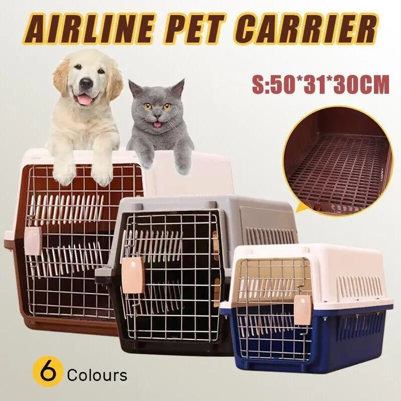 S Size Dog Cat Rabbit Portable Tote Crate Pet Carrier Kennel Travel Airline Carry Bag