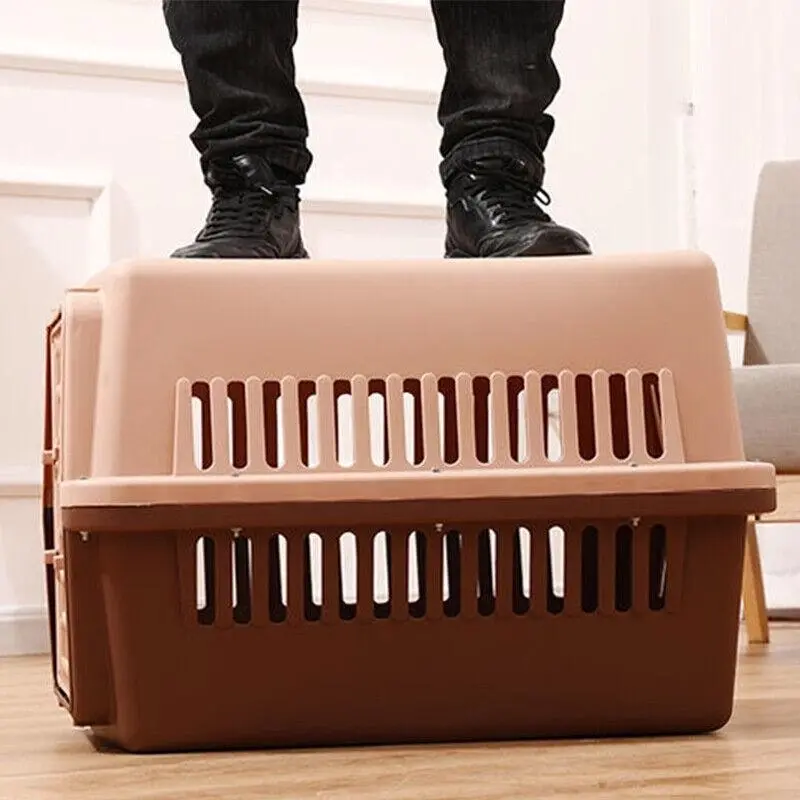 S Size Dog Cat Rabbit Portable Tote Crate Pet Carrier Kennel Travel Airline Carry Bag