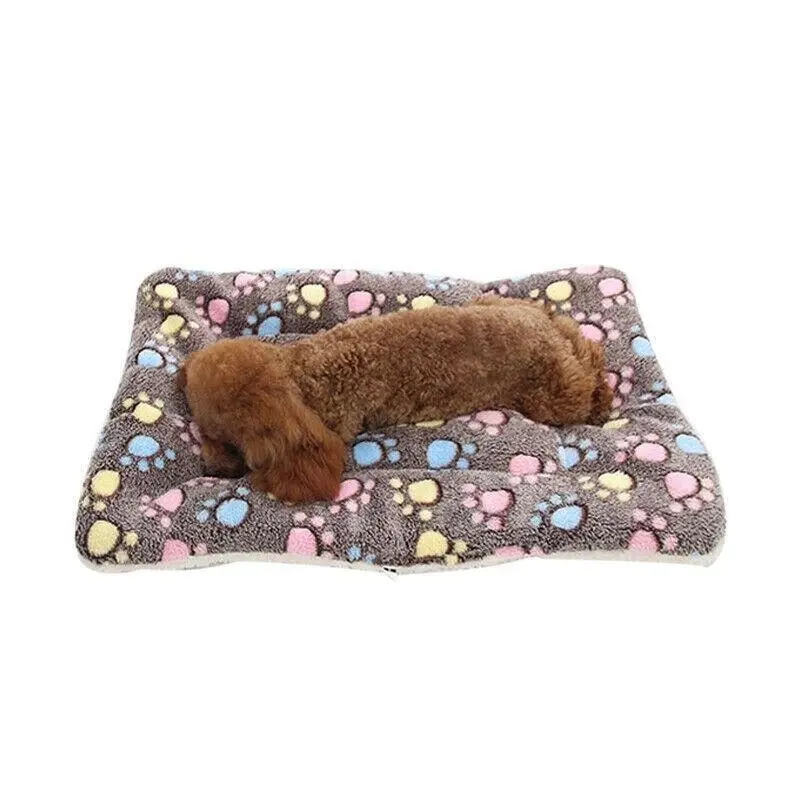 M Size Puppy Dog Cat Cushion Mattress Blanket Bed Soft Warm Pet Pad Winter Kennel House