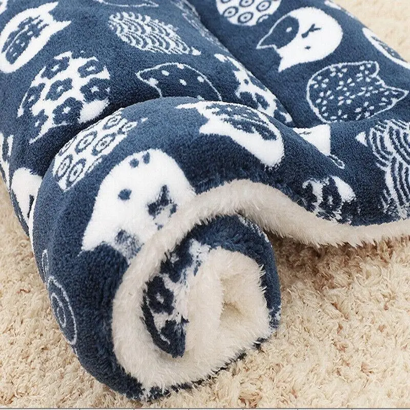 M Size Puppy Dog Cat Cushion Mattress Blanket Bed Soft Warm Pet Pad Winter Kennel House