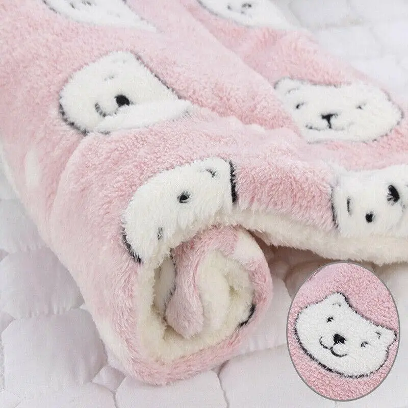 M Size Puppy Dog Cat Cushion Mattress Blanket Bed Soft Warm Pet Pad Winter Kennel House