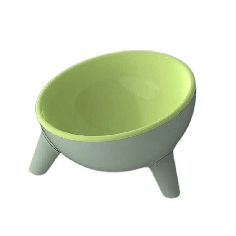 Raised Cat Bowl Pet Feeder Pet Bowl Elevated Dog Bowls 15° Tilted Pet Water Bowl