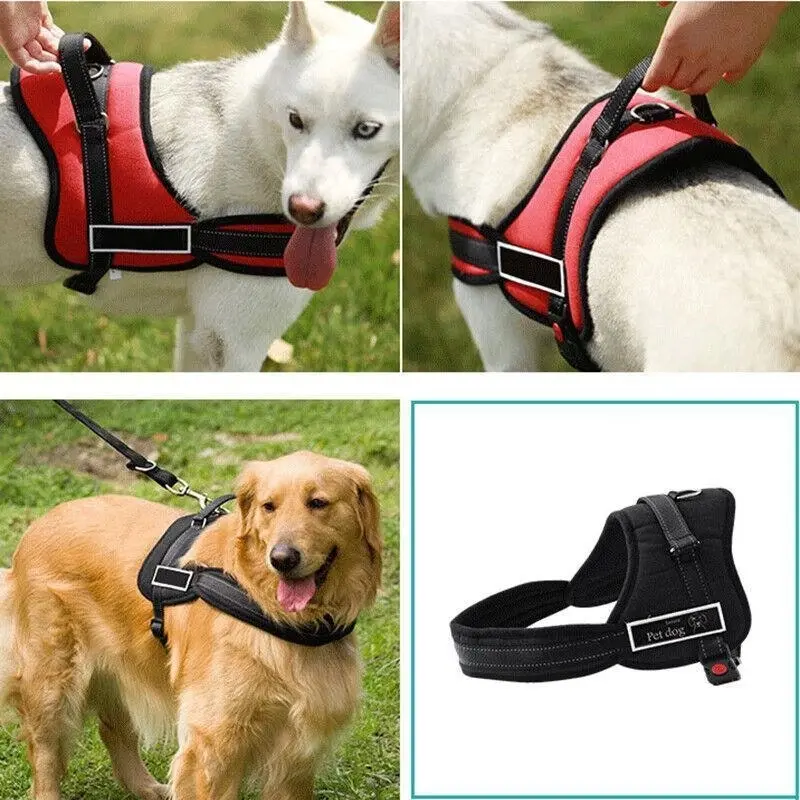 M Size No-pull Dog Harness Pet Puppy Large Dog Vest Adjustable Padded Handle