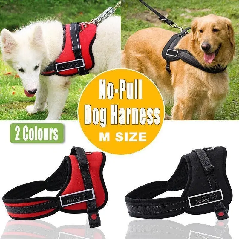 M Size No-pull Dog Harness Pet Puppy Large Dog Vest Adjustable Padded Handle