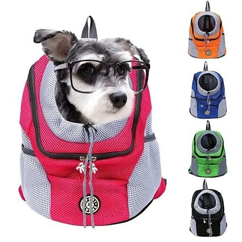 S Size Puppy Travel Mesh Pet Dog Carrier Backpack Front Travel Portable Shoulder Bag