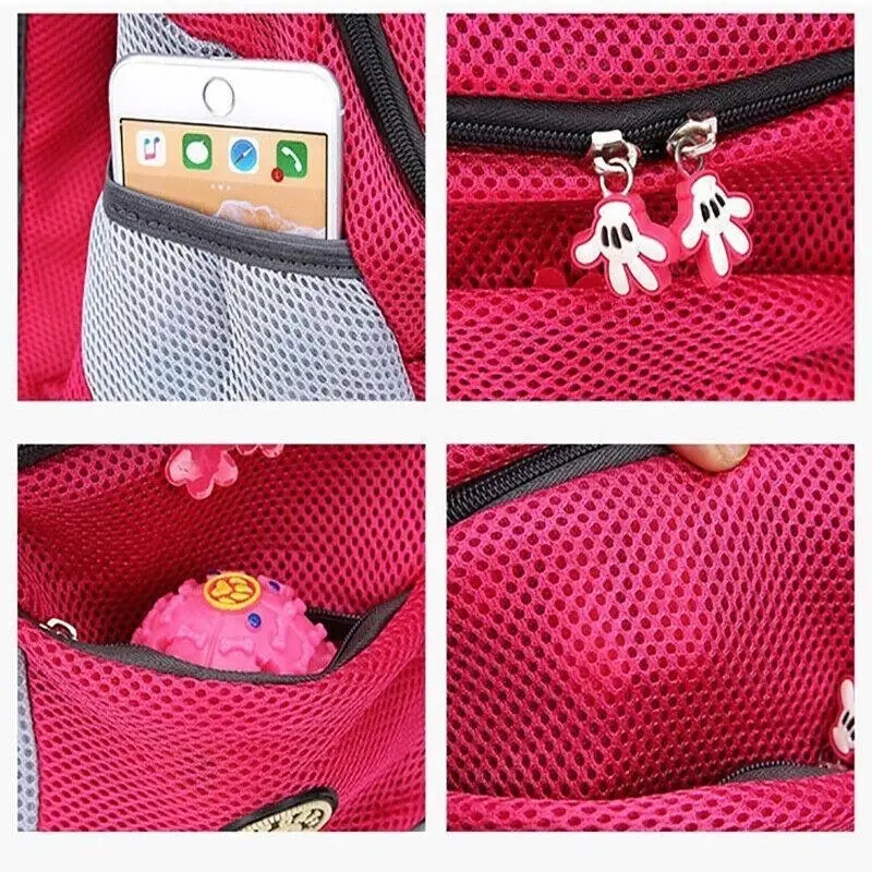 S Size Puppy Travel Mesh Pet Dog Carrier Backpack Front Travel Portable Shoulder Bag