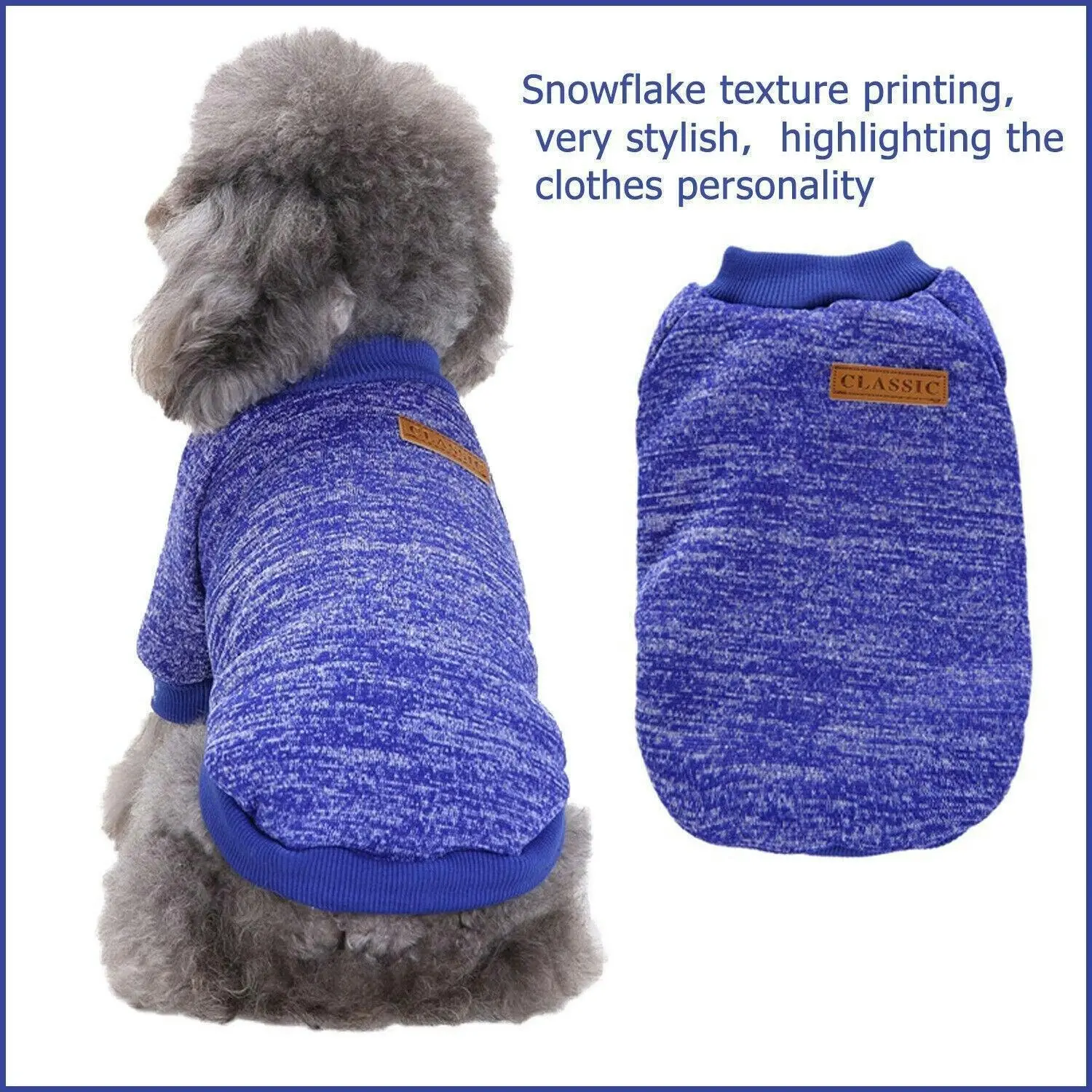 XS Size Cute Pet Dog Warm Jumper Sweater Clothes Puppy Cat Knitwear Knitted Coat Winter