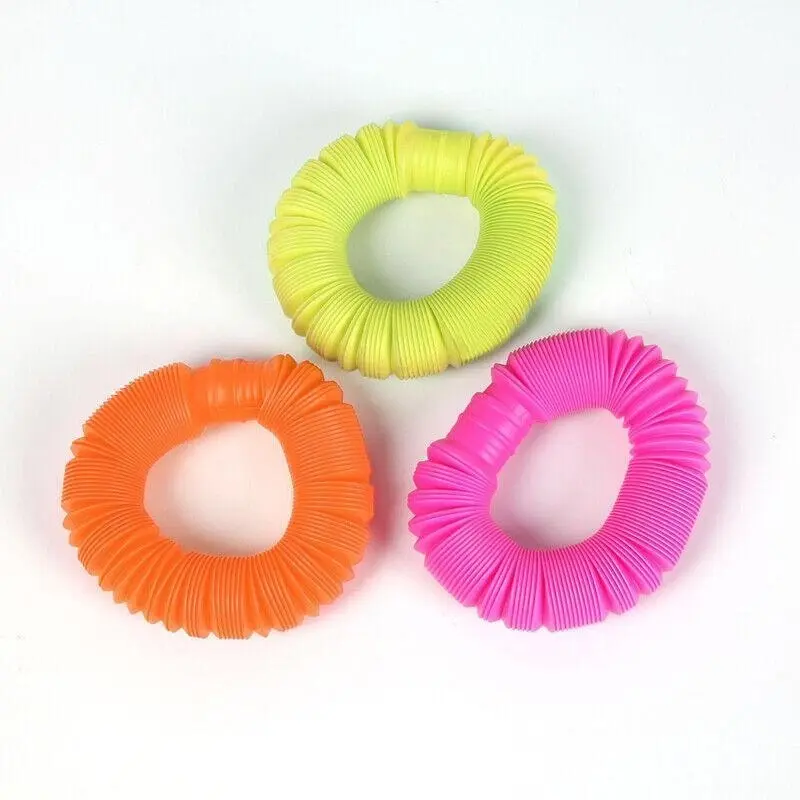 6Pcs Fidget Pop Tube Pip Sensory Game Toys Kids Tools