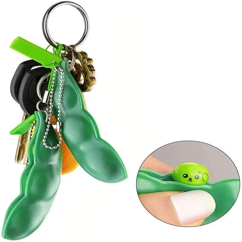 Pea Pod Pop It Fidget Toy Push Bubble Sensory Special Needs Stress Popper